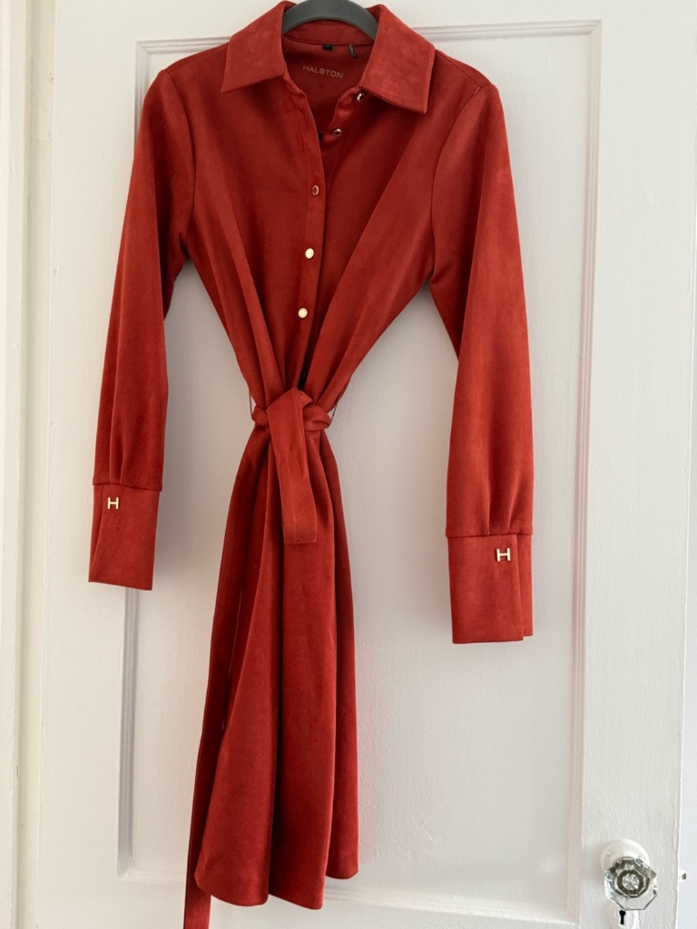Halston Button Down Dress